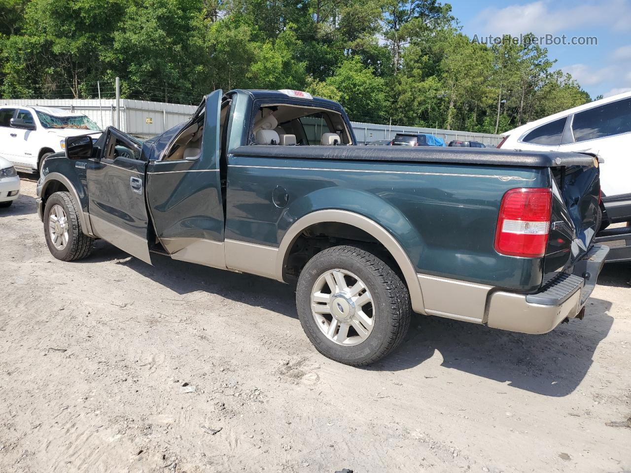 2004 Ford F150  Green vin: 1FTPX12534NB30372