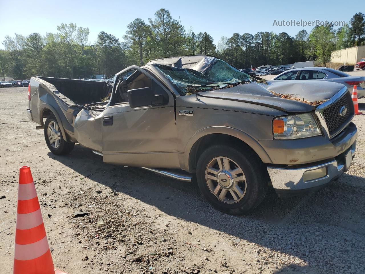 2004 Ford F150  Tan vin: 1FTPX12544NB55412