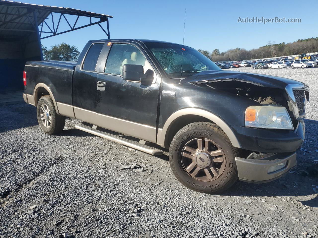 2005 Ford F150  Black vin: 1FTPX12545NA86996