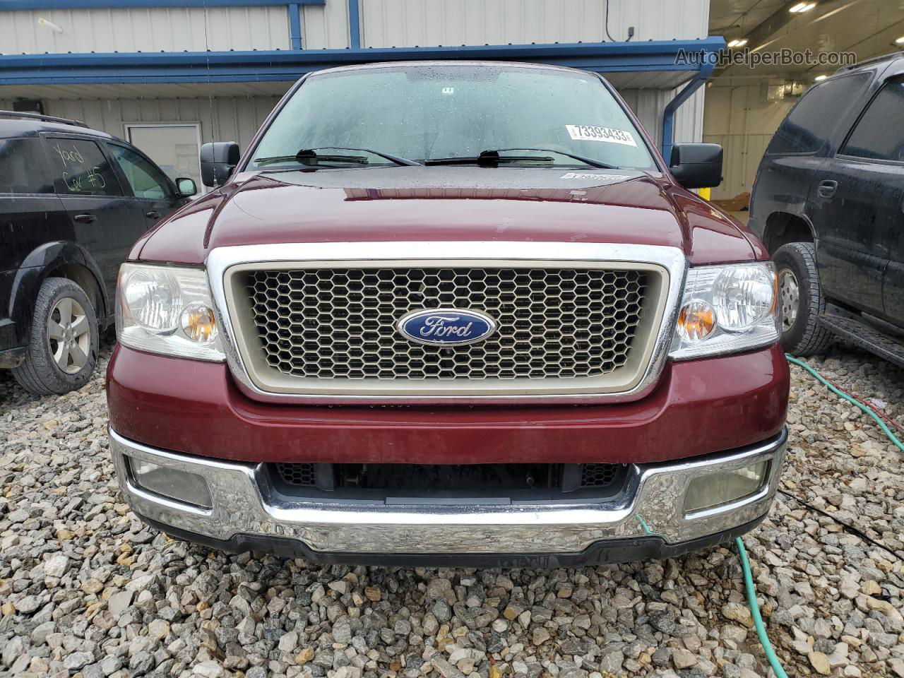 2004 Ford F150  Burgundy vin: 1FTPX12554NA37224