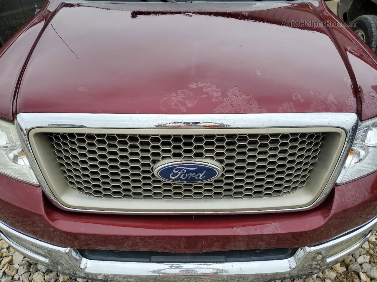 2004 Ford F150  Burgundy vin: 1FTPX12554NA37224