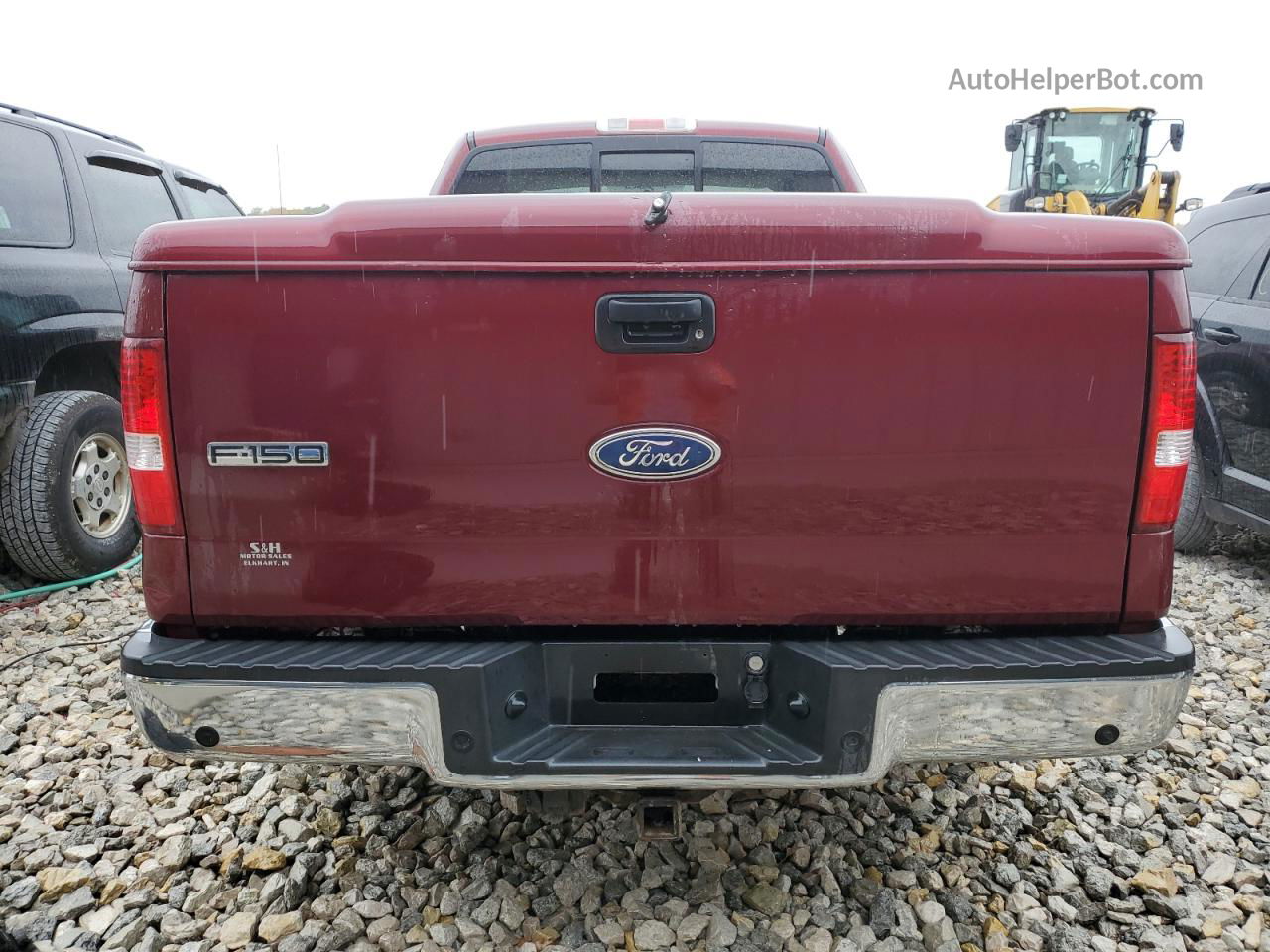 2004 Ford F150  Burgundy vin: 1FTPX12554NA37224