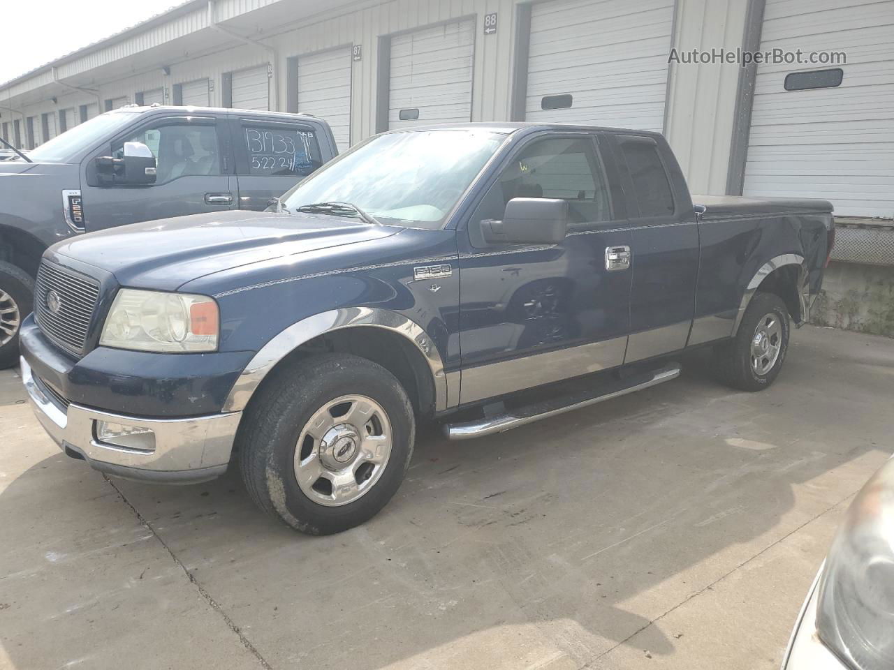 2004 Ford F150  Blue vin: 1FTPX12554NA55223