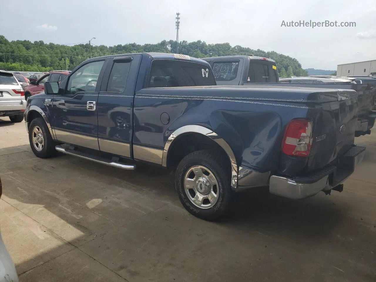 2004 Ford F150  Blue vin: 1FTPX12554NA55223