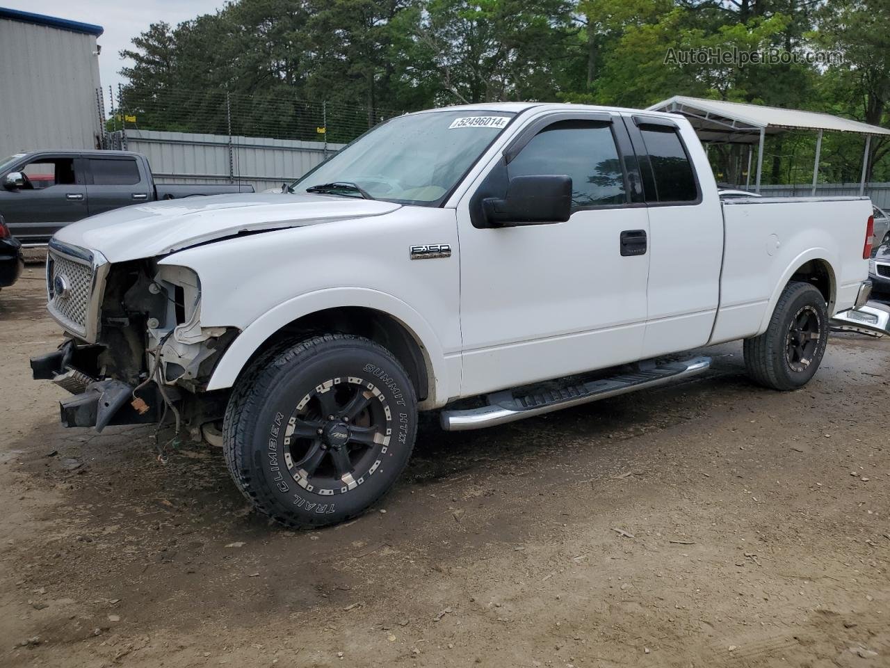 2004 Ford F150  Белый vin: 1FTPX12554NB86667