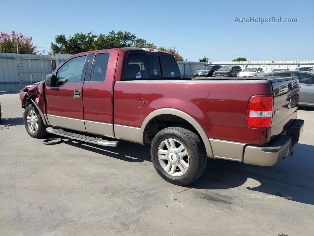 2004 Ford F150  Бордовый vin: 1FTPX12564NB13758