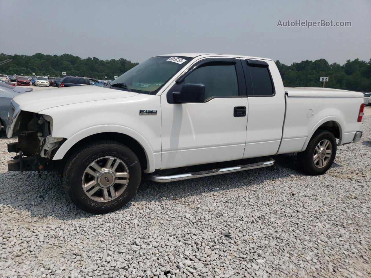 2005 Ford F150  White vin: 1FTPX12565NB50648