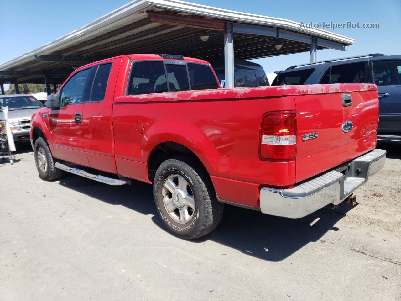 2004 Ford F150  Red vin: 1FTPX12574FA40149