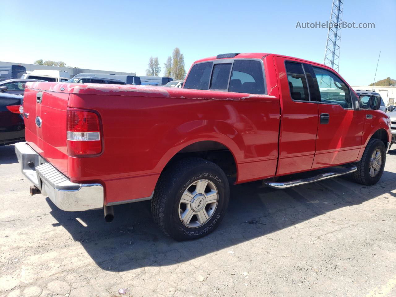 2004 Ford F150  Красный vin: 1FTPX12574FA40149