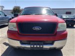 2004 Ford F150  Red vin: 1FTPX12574FA40149