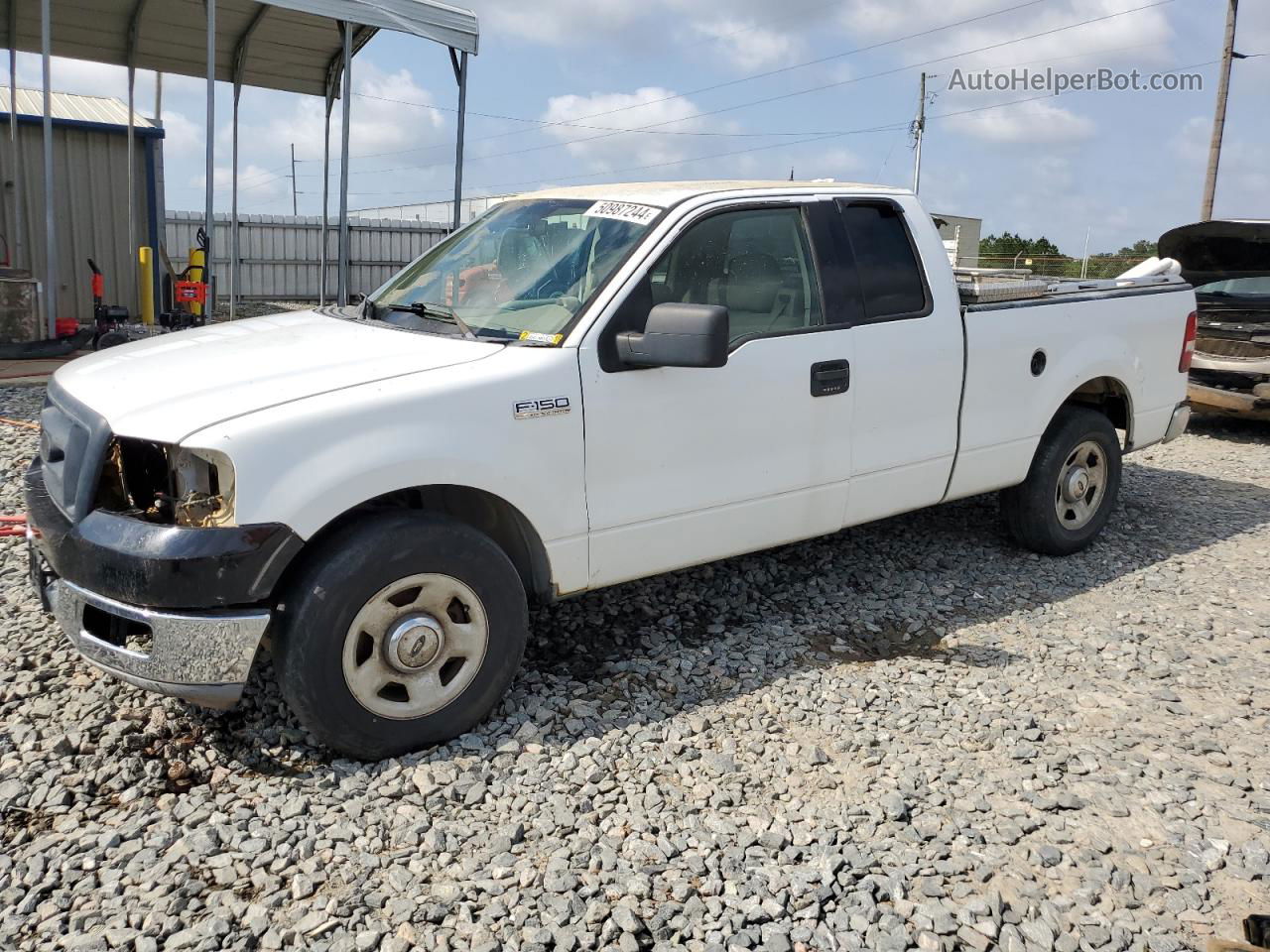 2004 Ford F150  White vin: 1FTPX12584NC64634