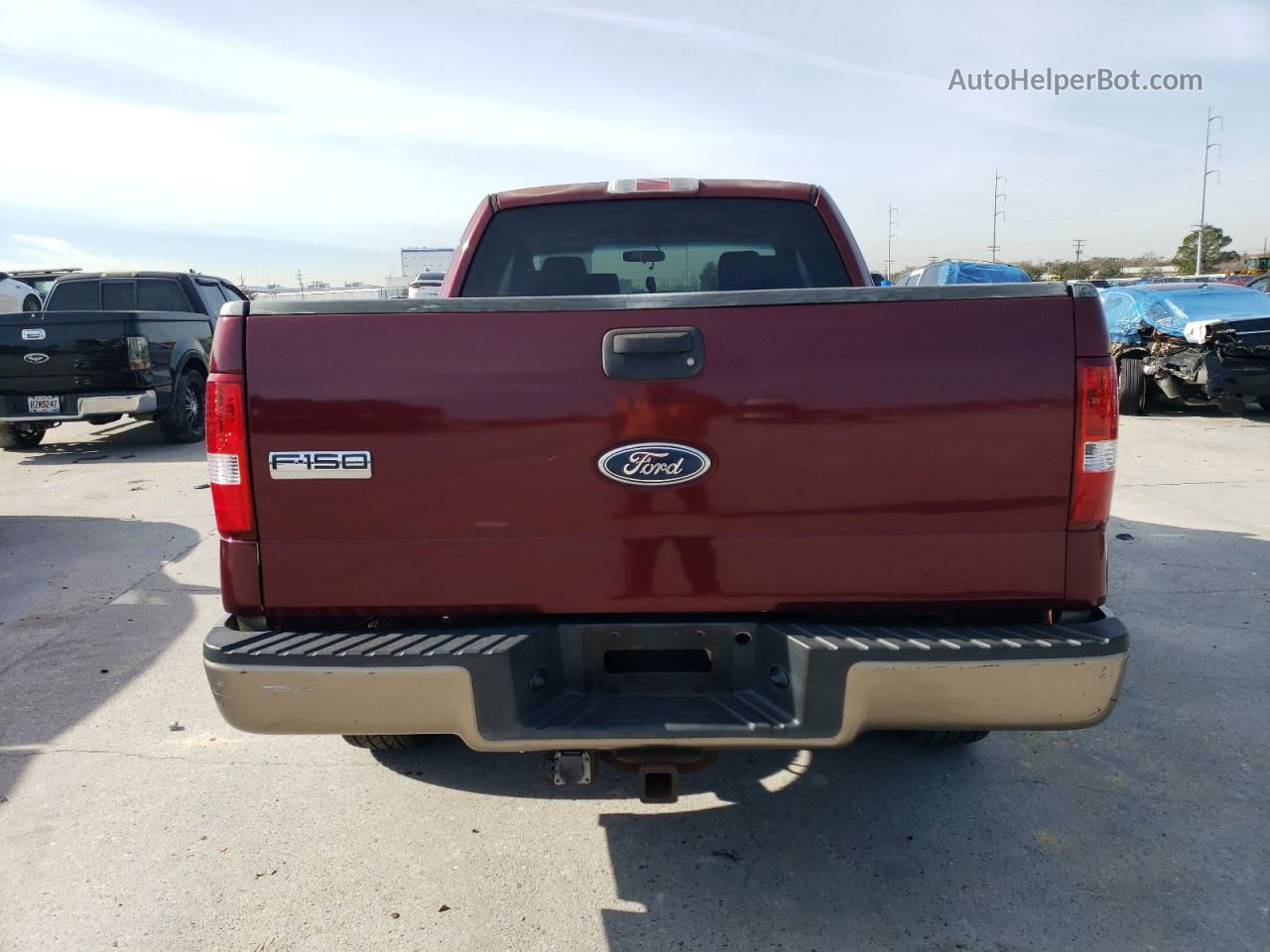 2004 Ford F150  Maroon vin: 1FTPX12594NB79317