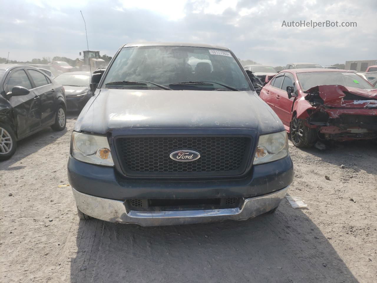 2004 Ford F150  Blue vin: 1FTPX12594NC73374