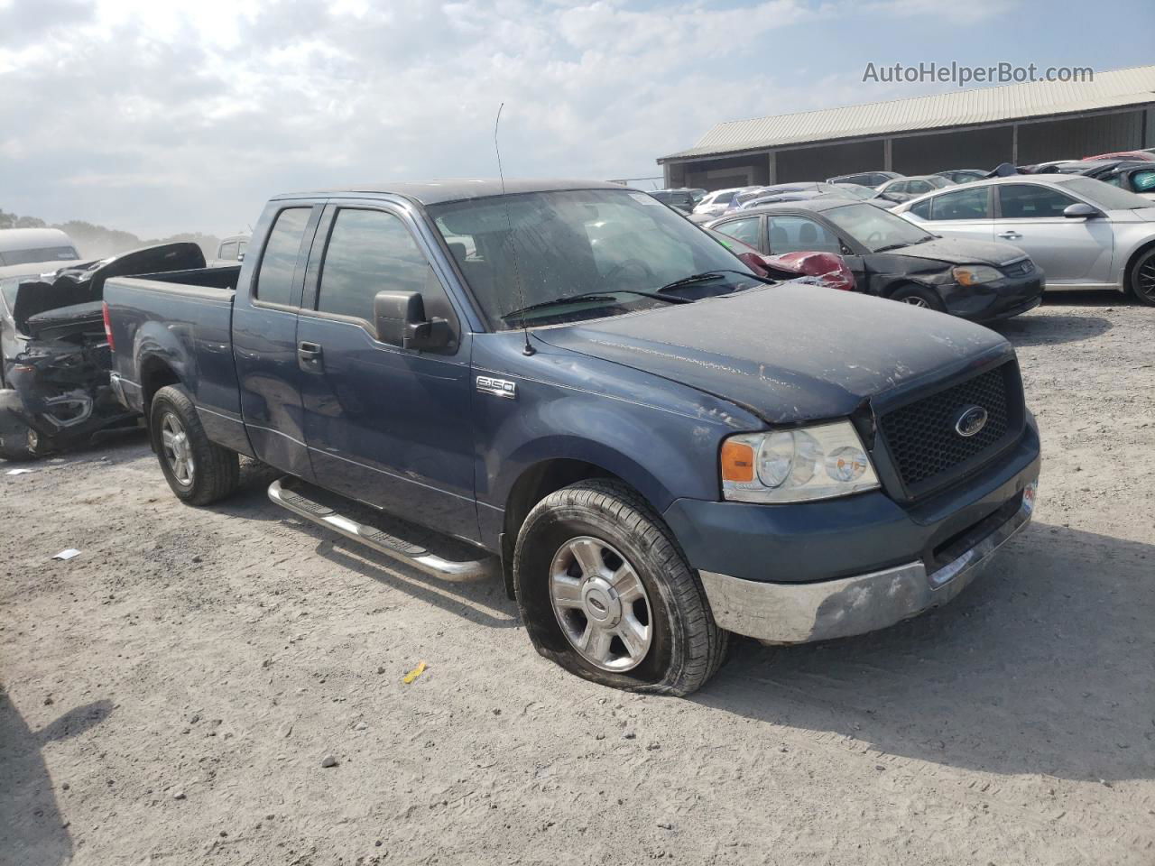 2004 Ford F150  Blue vin: 1FTPX12594NC73374