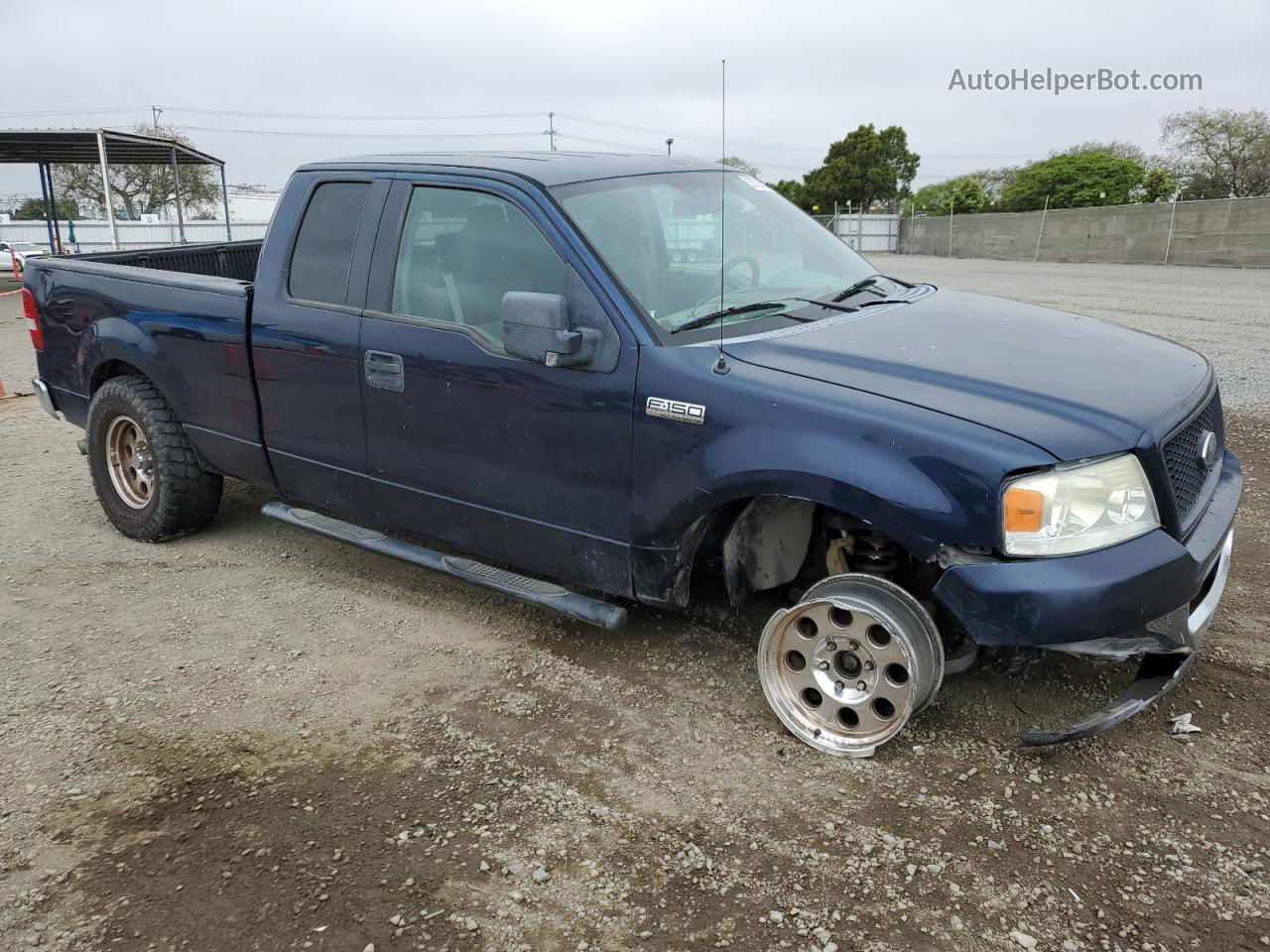 2005 Ford F150  Blue vin: 1FTPX12595FA44205