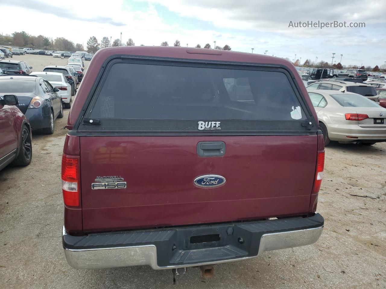 2005 Ford F150  Maroon vin: 1FTPX12595KD30384