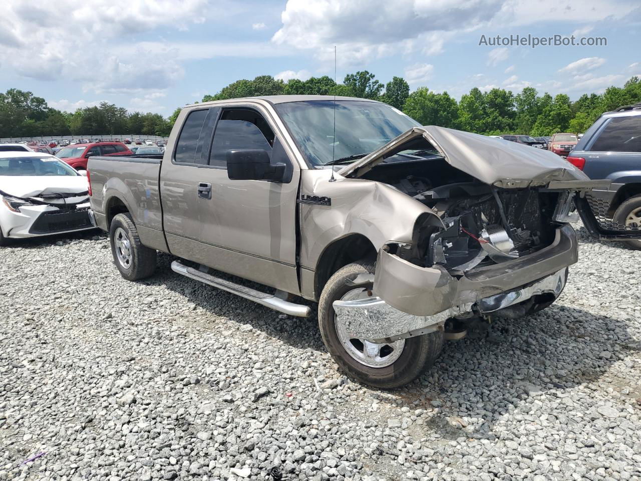 2004 Ford F150  Tan vin: 1FTPX125X4NB89015