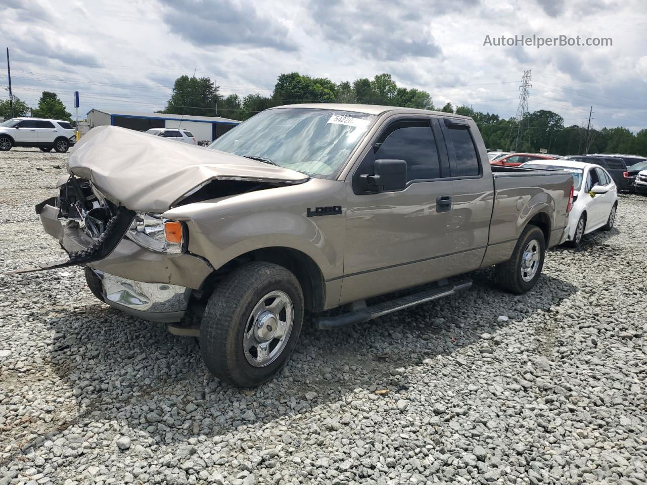 2004 Ford F150  Желто-коричневый vin: 1FTPX125X4NB89015