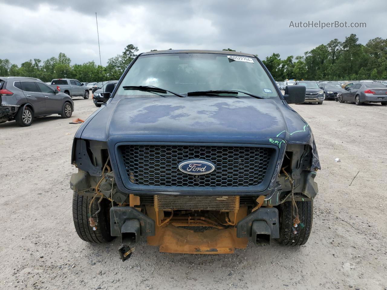 2004 Ford F150  Blue vin: 1FTPX125X4NC64912