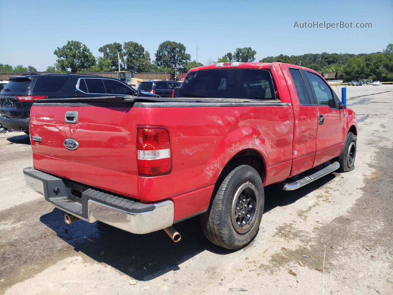 2005 Ford F150  Red vin: 1FTPX125X5NB01274