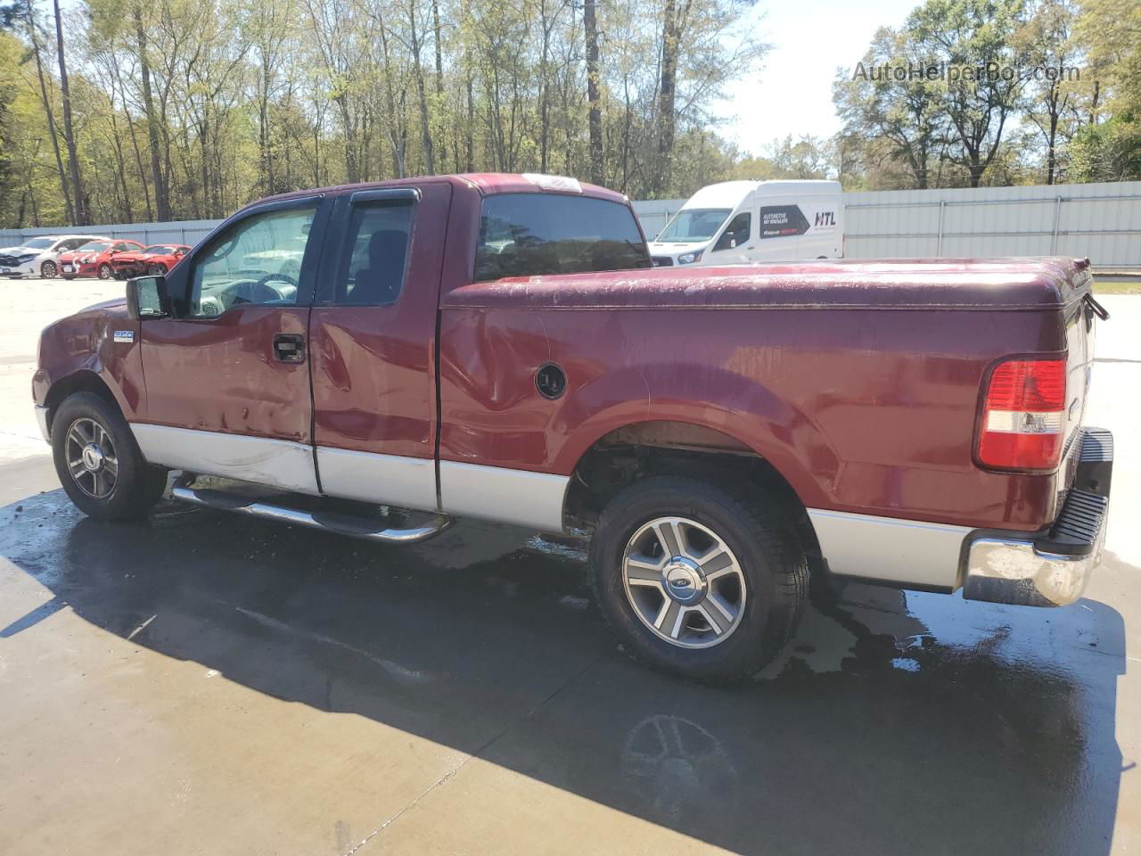 2005 Ford F150  Burgundy vin: 1FTPX125X5NB64195