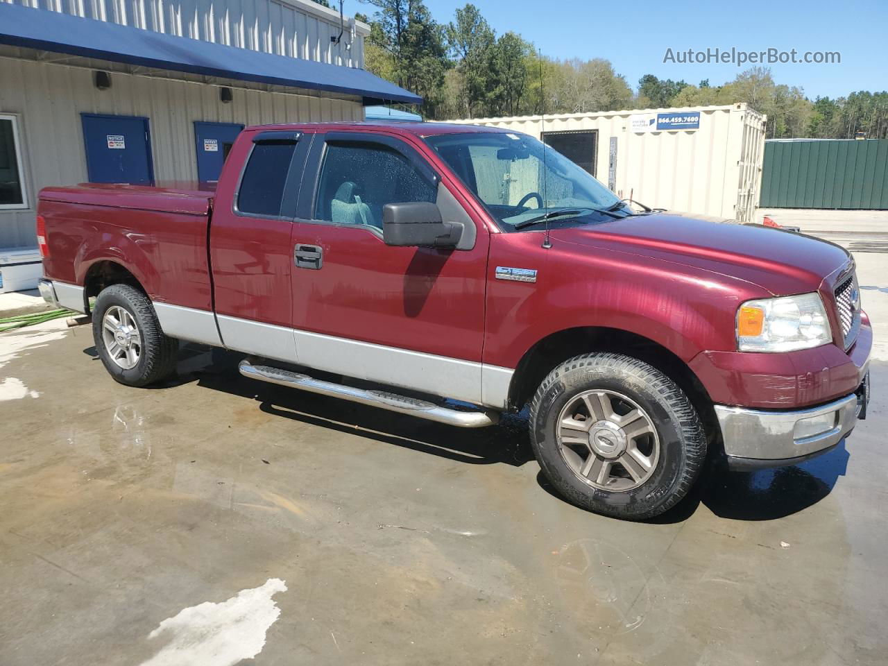 2005 Ford F150  Burgundy vin: 1FTPX125X5NB64195