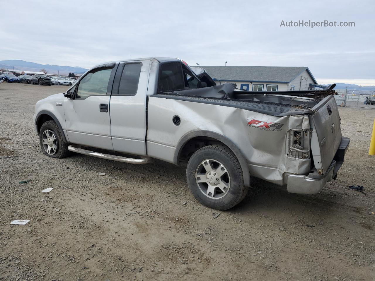 2004 Ford F150  Silver vin: 1FTPX14504NB08357