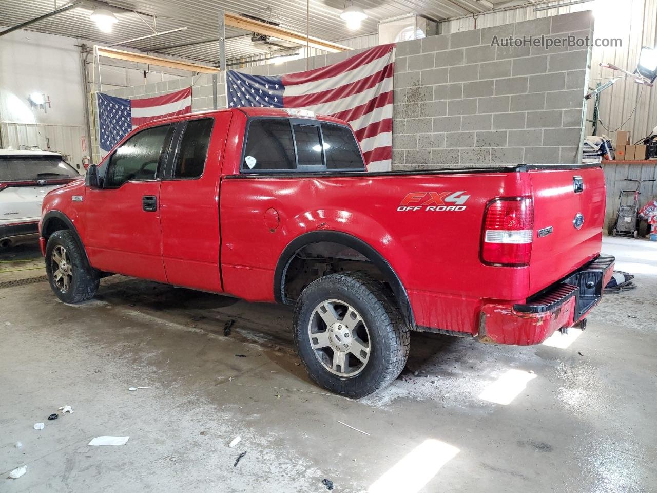 2004 Ford F150  Red vin: 1FTPX14504NB15910