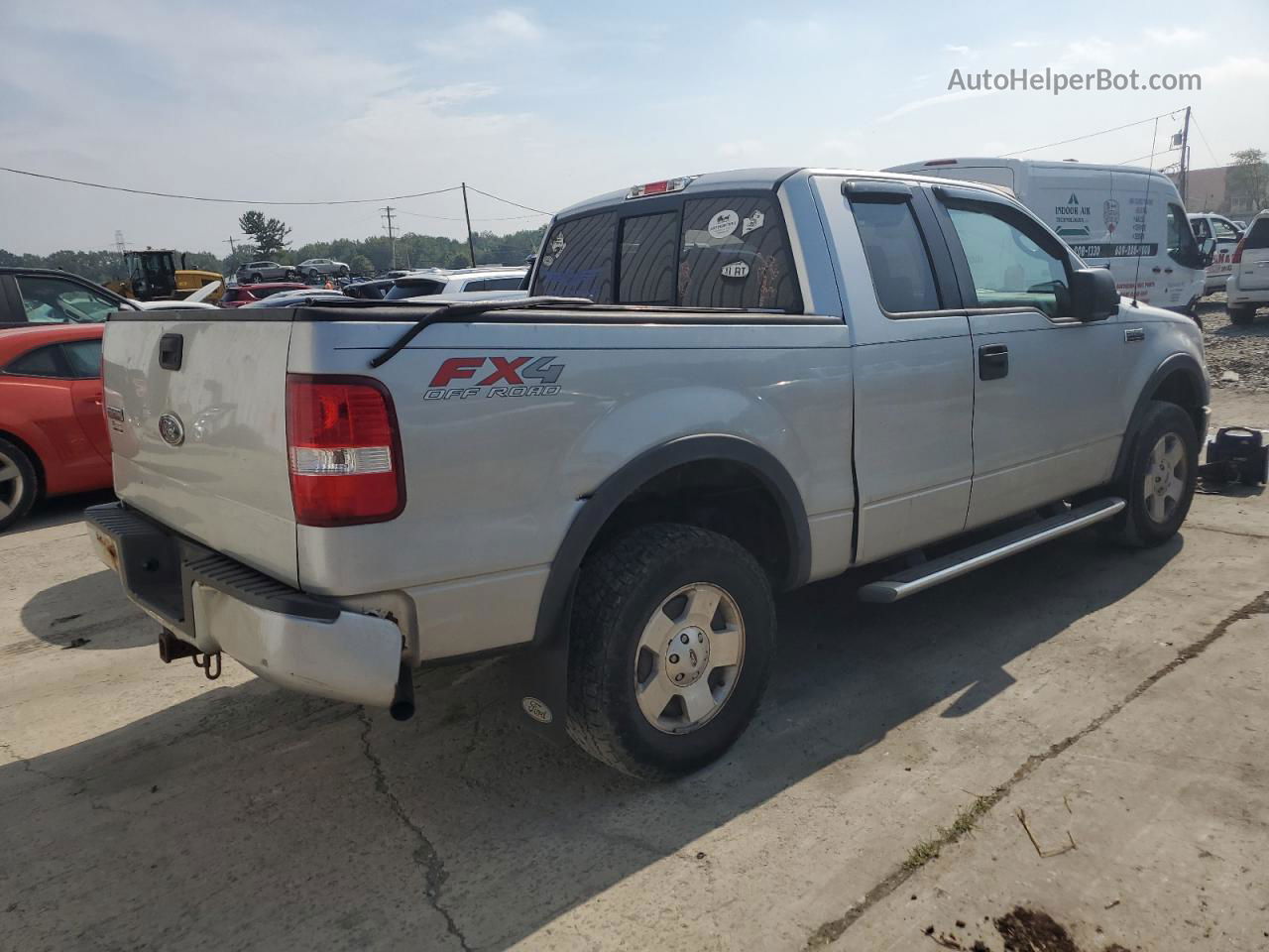 2005 Ford F150  Silver vin: 1FTPX14505FA34403