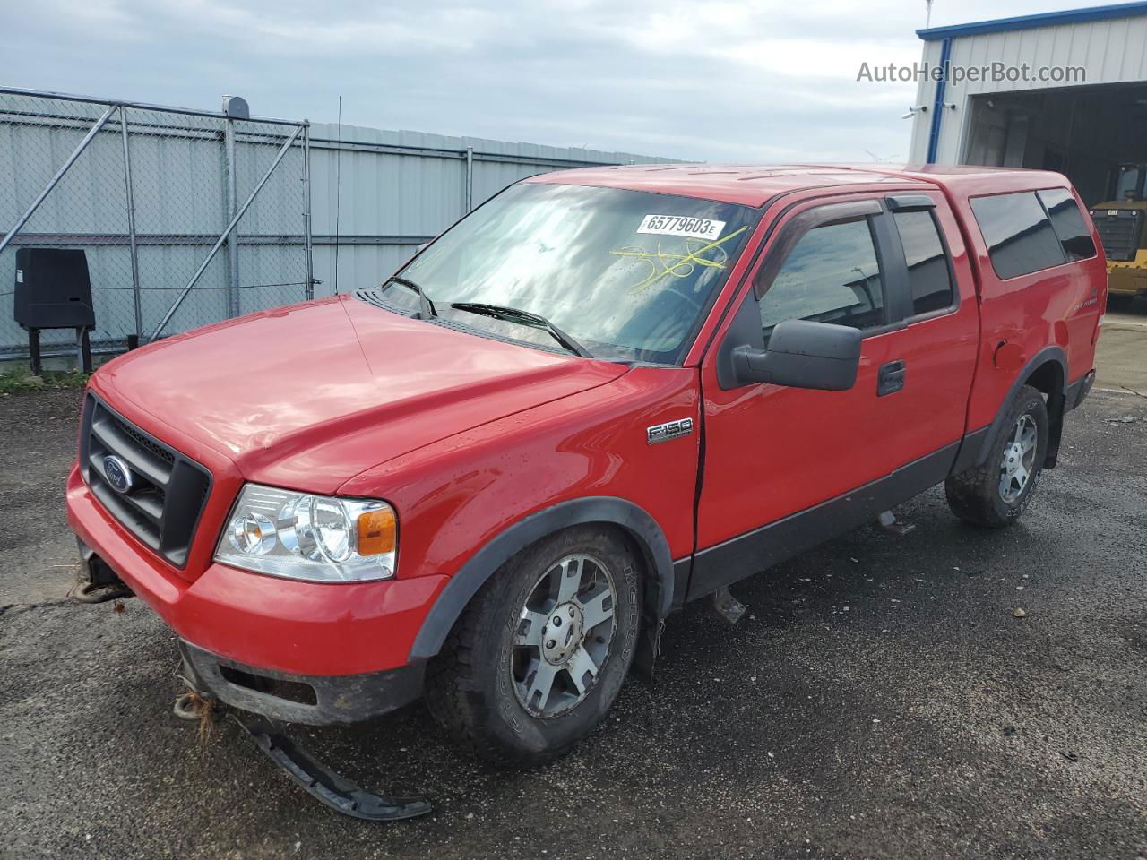 2005 Ford F150  Красный vin: 1FTPX14505KB47503