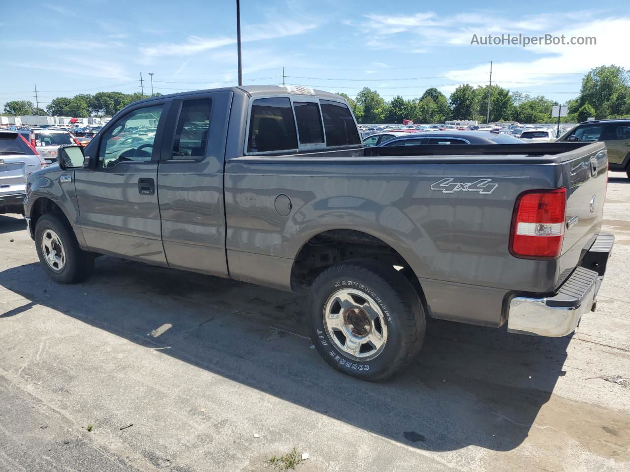 2005 Ford F150  Серый vin: 1FTPX14515FB43906