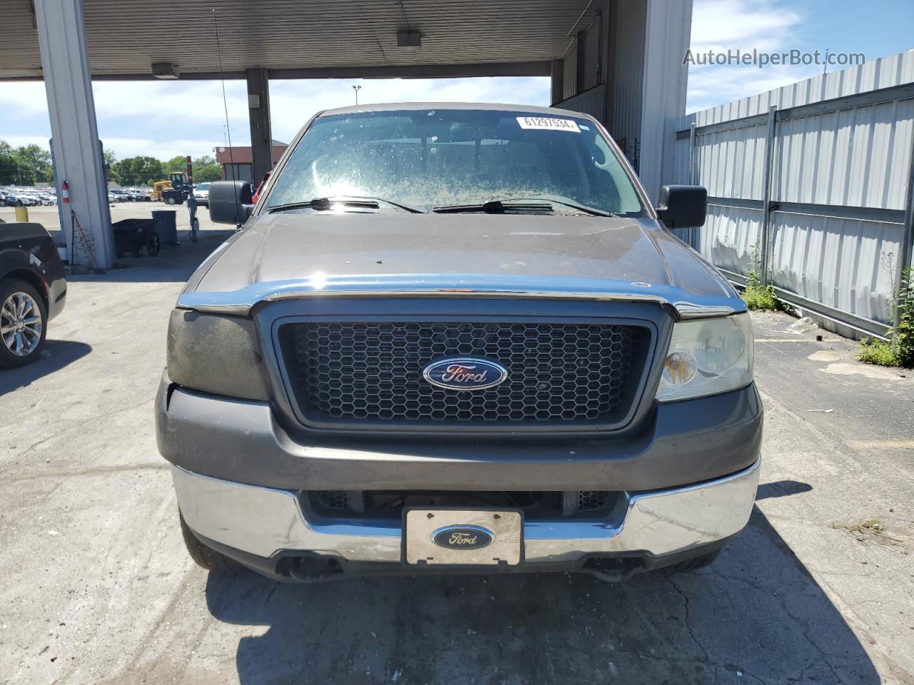 2005 Ford F150  Серый vin: 1FTPX14515FB43906