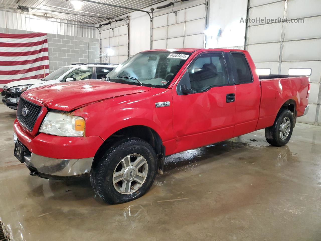 2005 Ford F150  Красный vin: 1FTPX14515NB35830