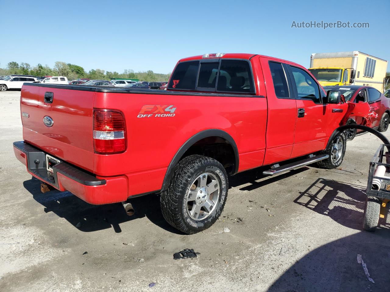 2005 Ford F150  Red vin: 1FTPX14515NB41675