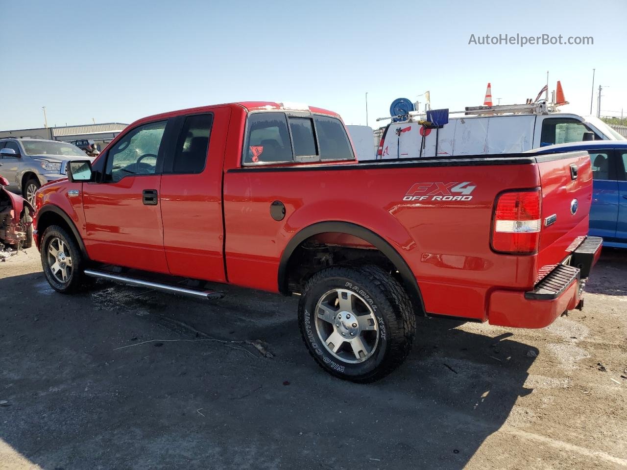2005 Ford F150  Red vin: 1FTPX14515NB41675