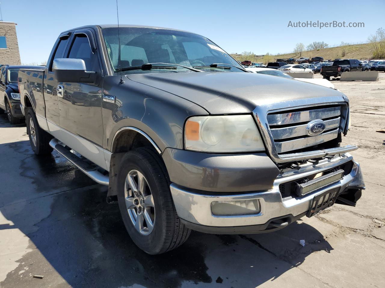 2005 Ford F150  Gray vin: 1FTPX14515NB51106