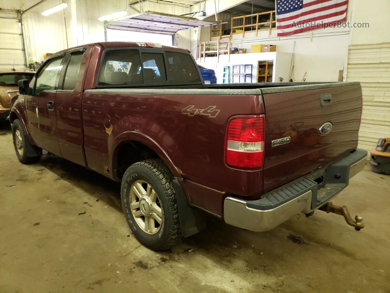 2004 Ford F150  Burgundy vin: 1FTPX14524NC55540