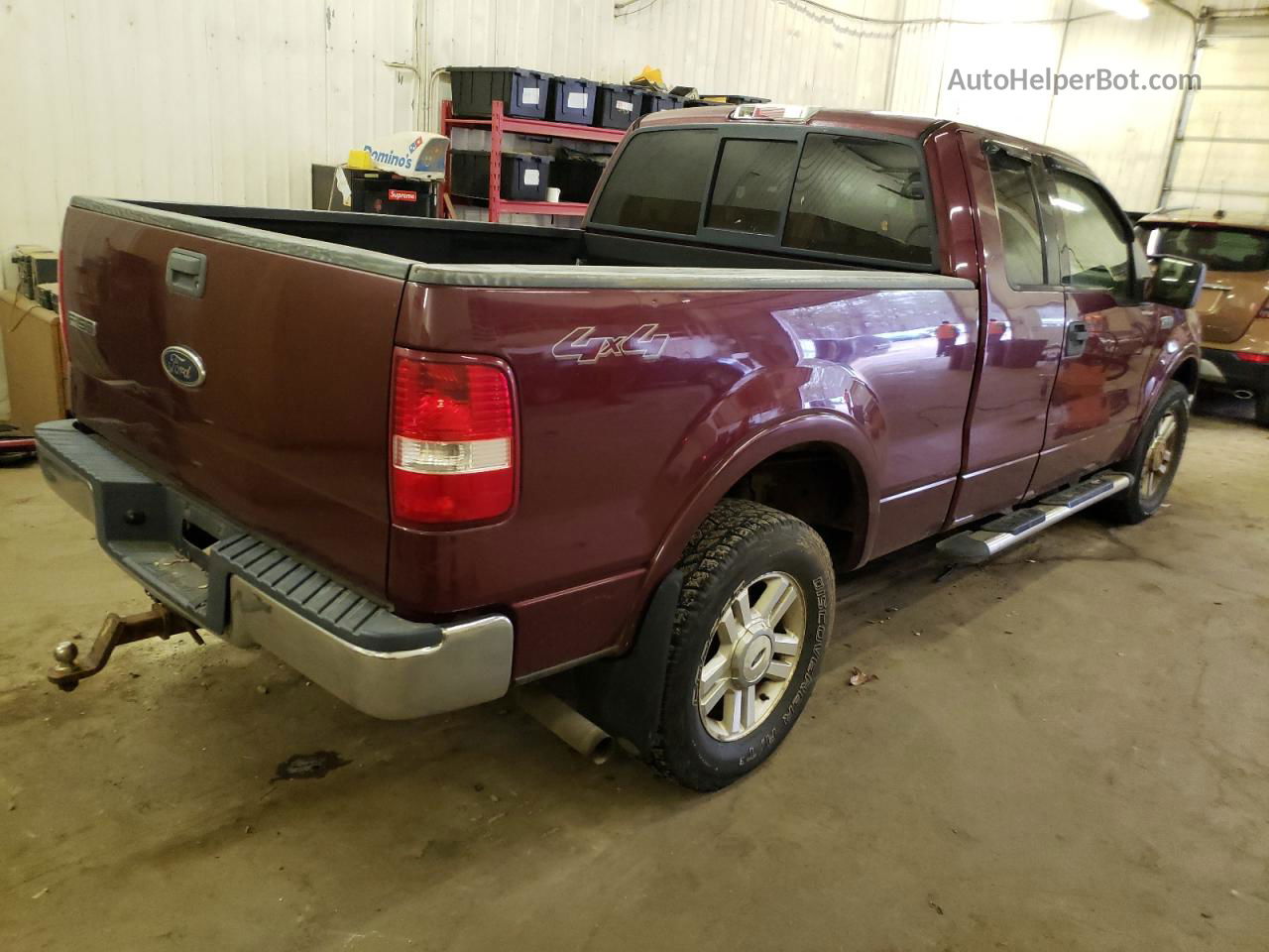 2004 Ford F150  Burgundy vin: 1FTPX14524NC55540