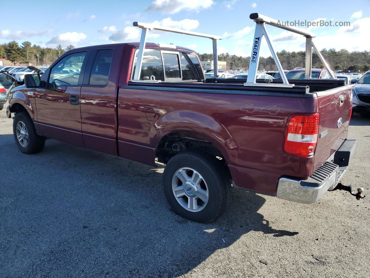 2005 Ford F150  Красный vin: 1FTPX14525NA48373