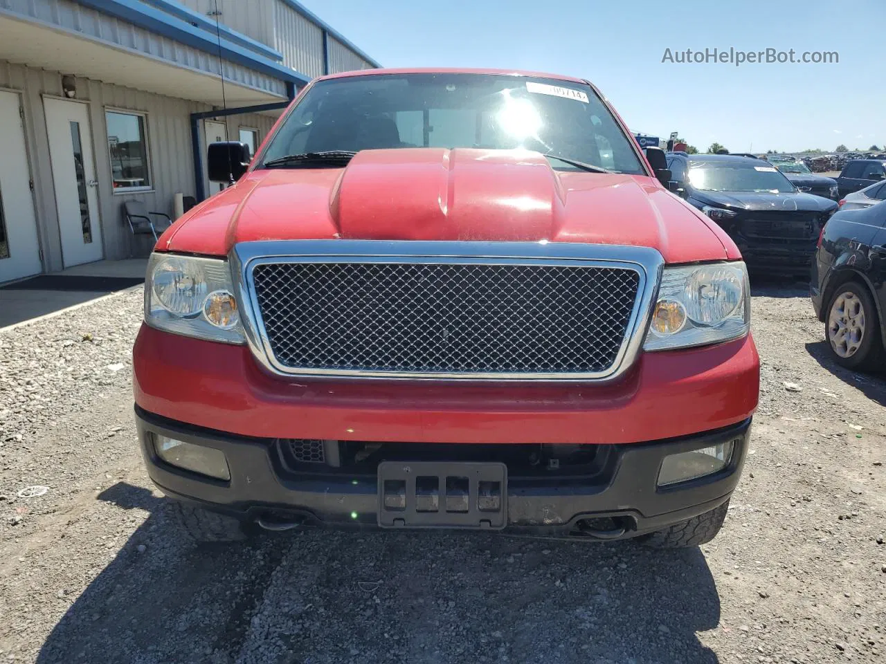 2004 Ford F150  Красный vin: 1FTPX14534NB80136