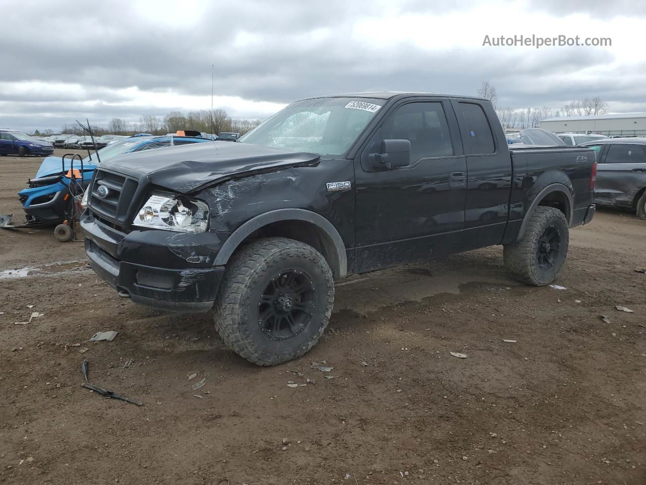 2005 Ford F150  Black vin: 1FTPX14535FA27588