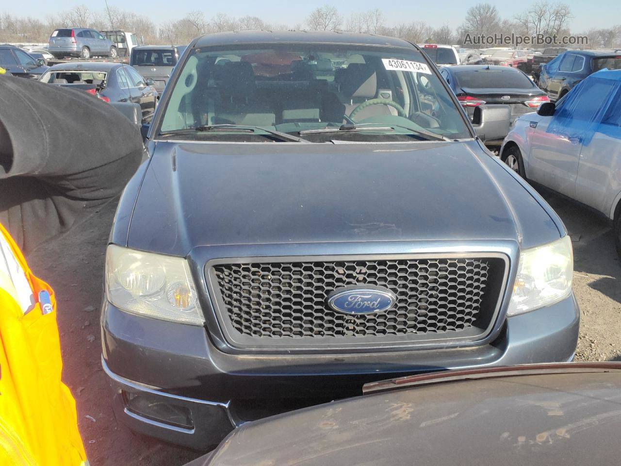 2005 Ford F150  Blue vin: 1FTPX14535FB69195