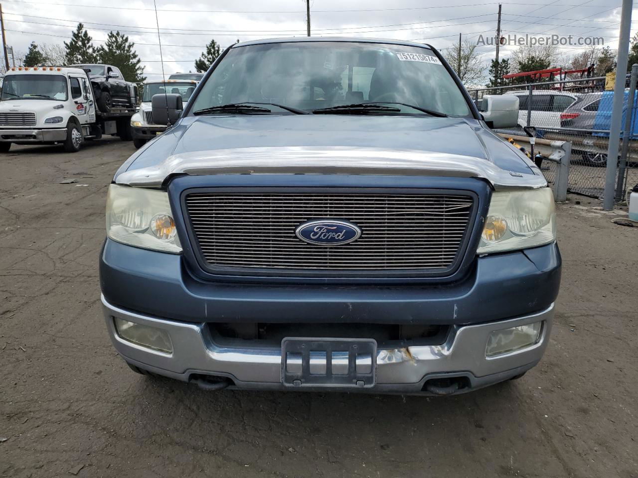 2004 Ford F150  Blue vin: 1FTPX14544NA91286