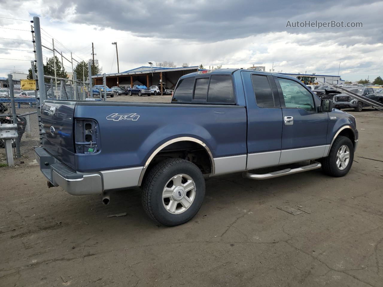 2004 Ford F150  Blue vin: 1FTPX14544NA91286