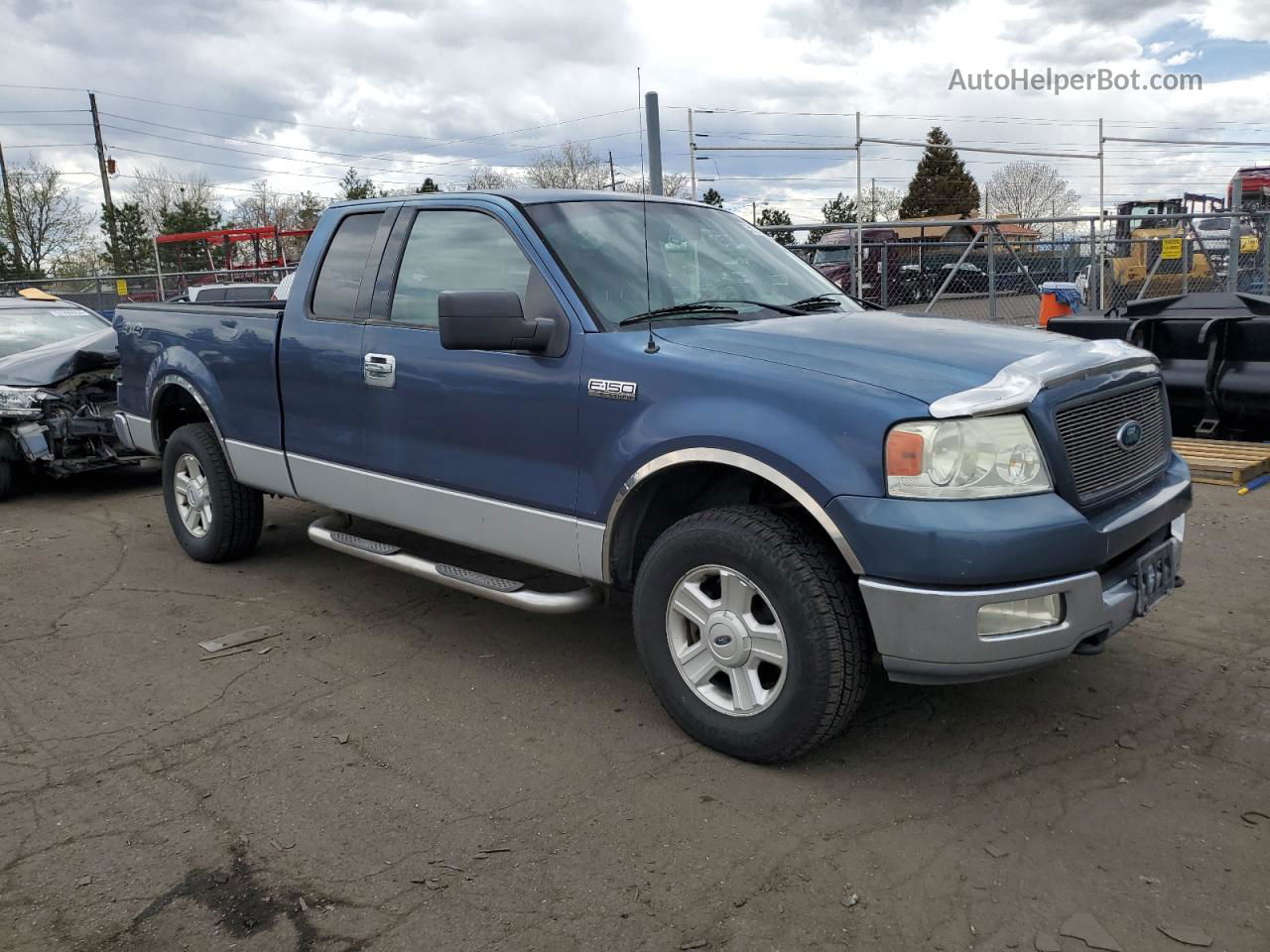 2004 Ford F150  Blue vin: 1FTPX14544NA91286