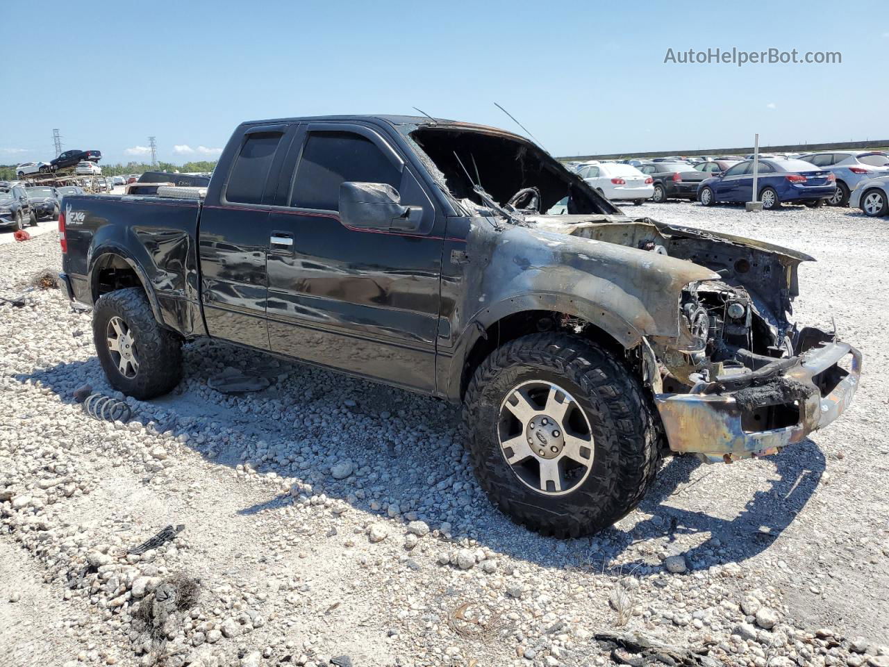 2004 Ford F150  Black vin: 1FTPX14544NB56573