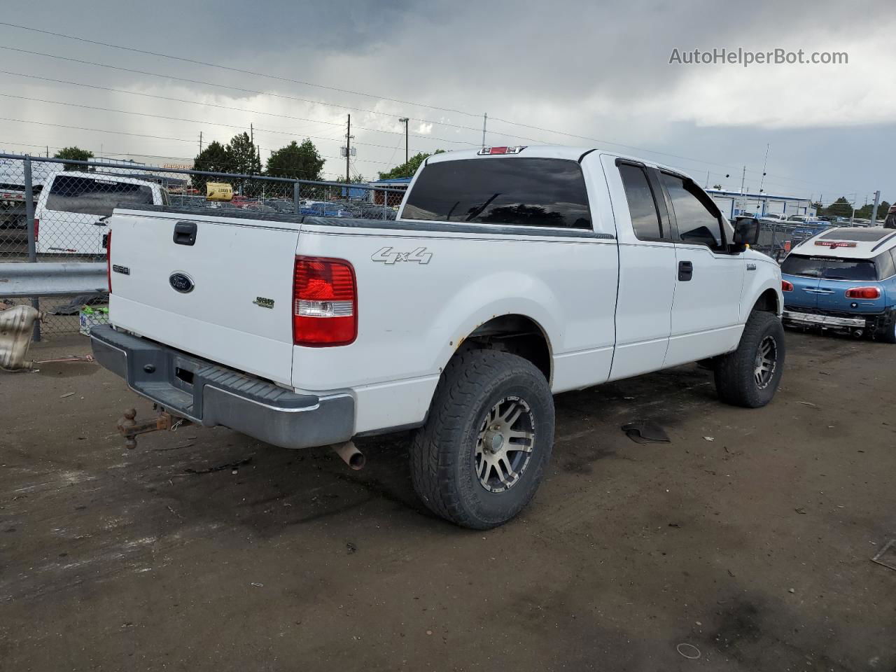 2004 Ford F150  Белый vin: 1FTPX14544NC24998