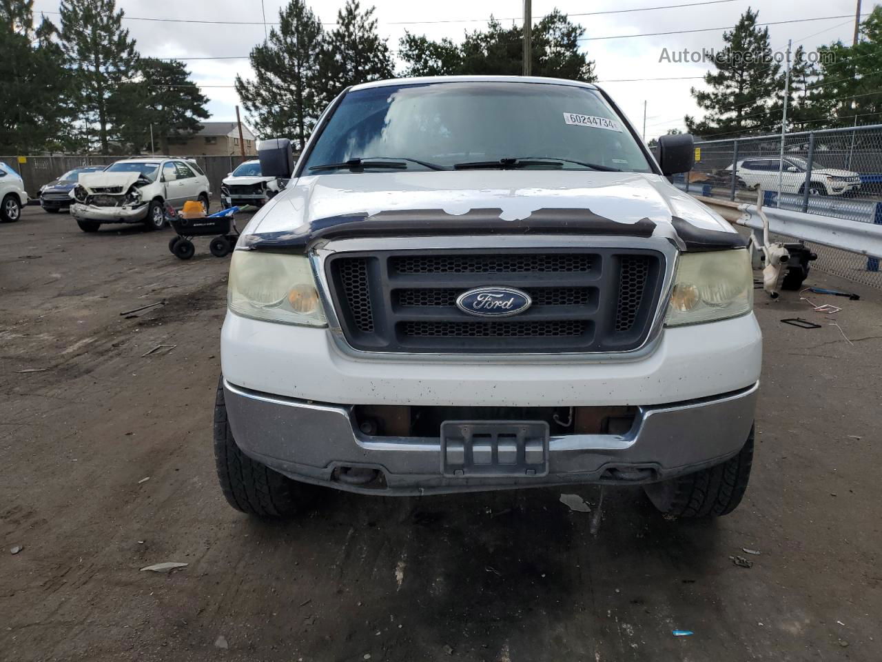 2004 Ford F150  Белый vin: 1FTPX14544NC24998