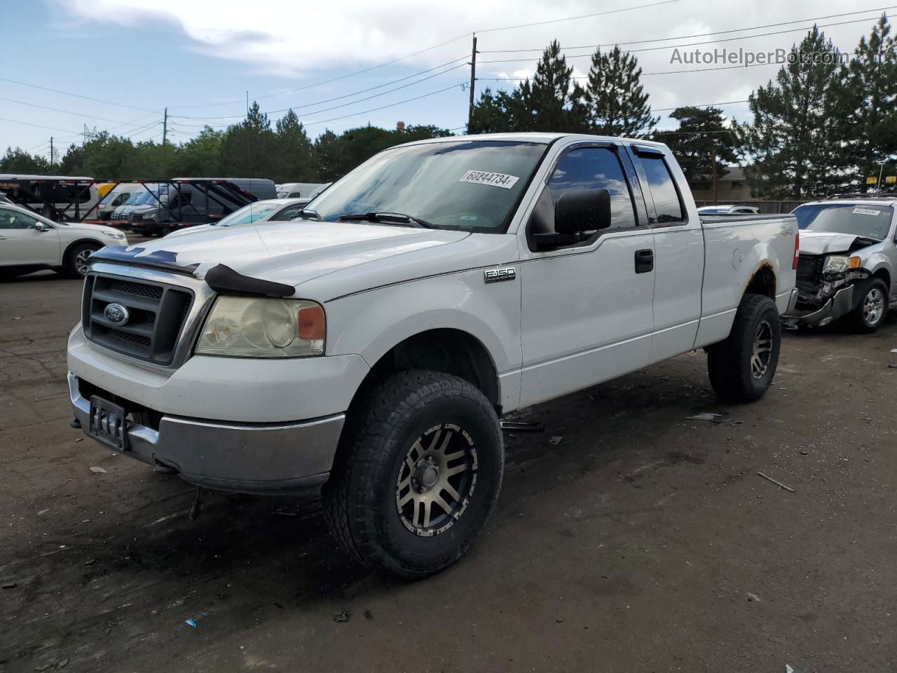 2004 Ford F150  Белый vin: 1FTPX14544NC24998