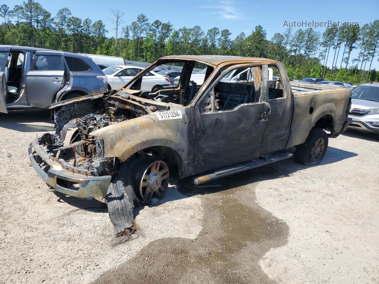 2004 Ford F150  Burn vin: 1FTPX14544NC34897